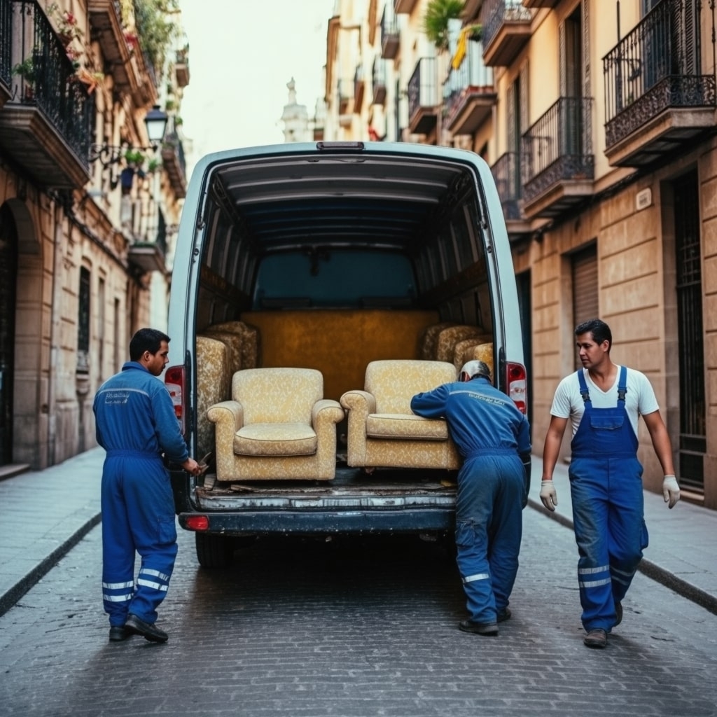 Vaciado de locales con gestión ecológica en Viladecans