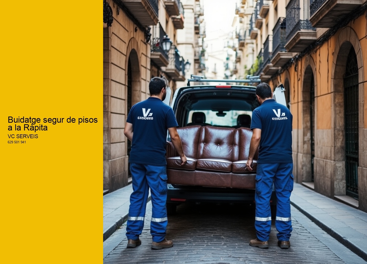 Buidatge segur de pisos a la Ràpita