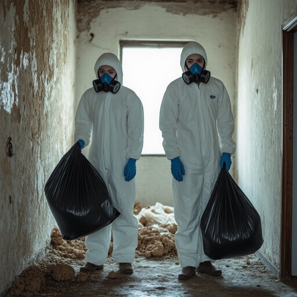 Experts en buidatge i desinfecció d'habitatges afectats per la síndrome de Diògenes a Ulldecona